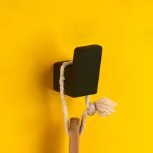 Vidric Ванная комната простой черный резиновый краска Спальня Ванная комната один крючок/Крючки