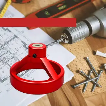 

90 Degree Drill Guide / 3/4/5/6/7/8/9 / 10mm Drill Hole Hinged Template Punch Hole Opener Woodworking Tools
