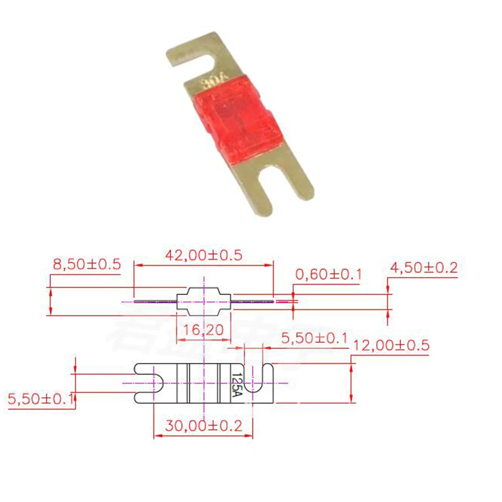 1PC 32V 80A Bolt-on Fuse Forklift Car insurance Auto Blade Fuse 20A 30A 40A 50A 60A 70A 100A 150A 200A