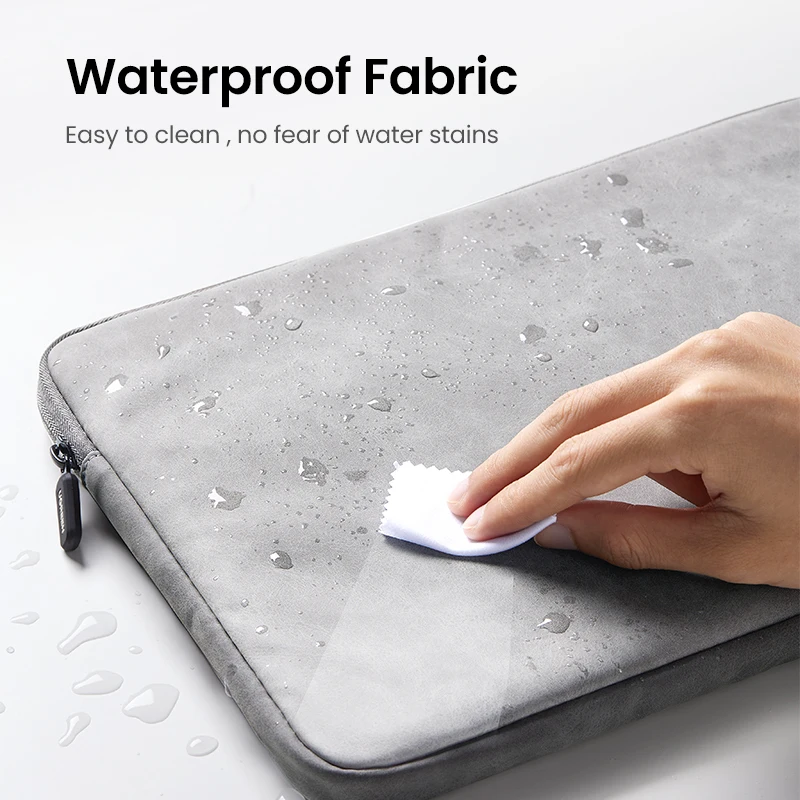 Ugreen Couro Bolsa para Portátil para Macbook Pro 13 Macbook ar Portátil Bolsa de Armazenamento Luva Case para Ipad Pro ar Notebook Bolsa - Imagem 6