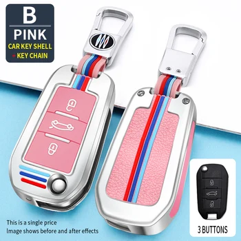 Portachiavi Flip per auto in lega di zinco supporto completo per Peugeot 3008 208 308 508 408 2008 307 4008 per Citroen C4 C4L CACTUS C3 C6 C8 2 Portachiavi Flip per auto in lega di zinco supporto completo per Peugeot 3008 208 308 508 408 2008 307 4008 per Citroen C4 C4L CACTUS C3 C6 C8 - Portachiavi Flip per auto in lega di zinco supporto completo per Peugeot 3008 208 308