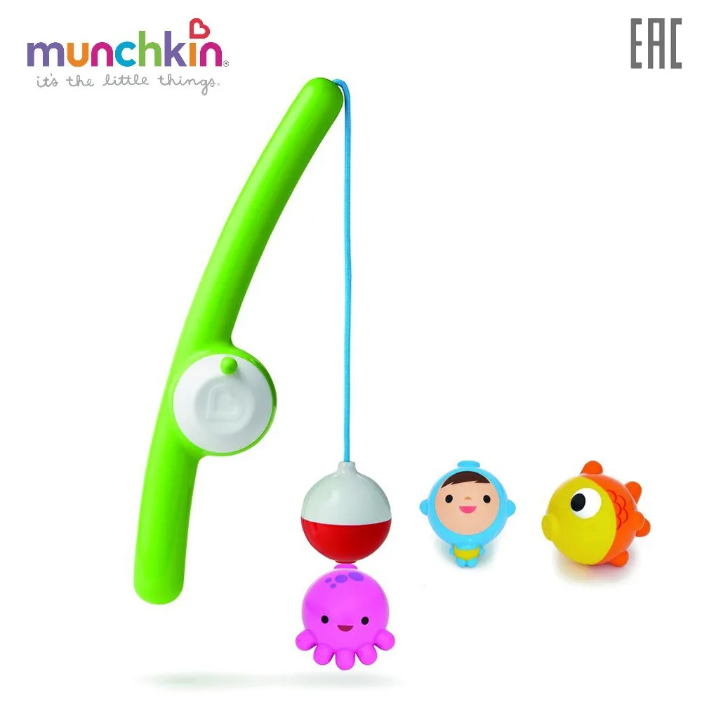 Bath Toy Munchkin 1168401 Bathing for bathroom on suckers Rubber plastic toys for newborn game baby Kids