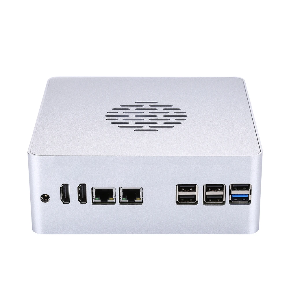 Qotom 2 Gigabit ethernet lan Мини ПК Core i3 i5 AES-NI маршрутизатор Pfsense Sophos, Vyos, распутывать Мини компьютер Q635S Q655S