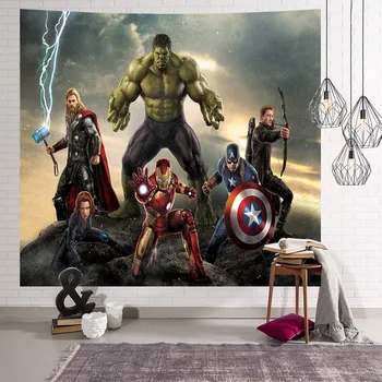 

New movie character background cloth net red tapestry home decoration fabric painting 3D wall hanging cloth