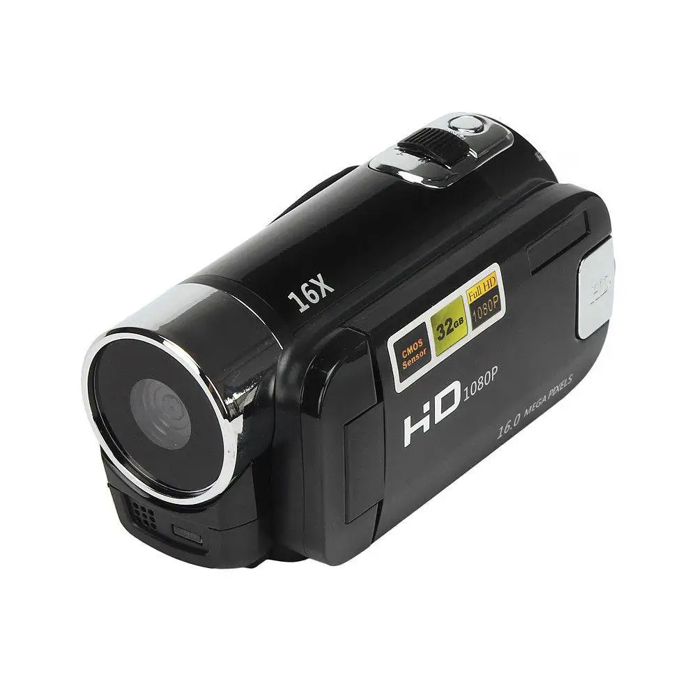 

Full HD 1080P Portable Sports Vidicon 270 Degree Rotation 16MP High Definition Digital Camcorder ABS DV Camera FHD Video Cameras