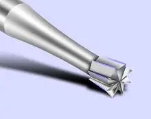  Jewelry Engraving Burs Inverted Cone Burs 6Pcs /lot  tungsten carbide drill bits cnc milling cutter dremel mini cone drill set 