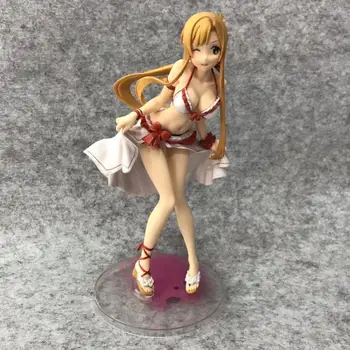 

Anime Sword Art Online Sexy Girls Figure Yuuki Asuna Swimsuit Ver. PVC Action Figure Collection Model Toys Doll Gift