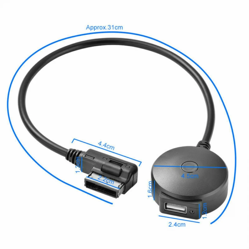 Bluetooth AUX приемник кабель адаптер для VW Audi A4 A5 A6 Q5 Q7 после 2009 аудио медиа вход AMI MDI