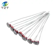 20 шт LDR фото светильник чувствительный резистор фотоэлектрический фоторезистор 5528 GL5528 5537 5506 5516 5539 5549 для Arduino