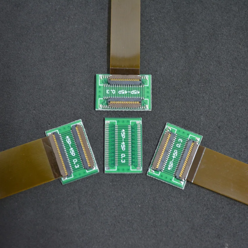0 3 мм Шаг 25P 31P 39Pin 45Pin FFC FPC разъем к паяльной адаптерной пластине pcb LCD LVDS экран