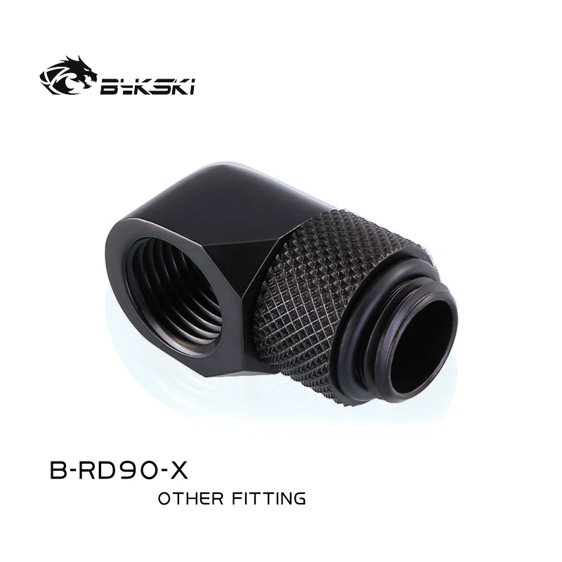 Bykski pc Water Cooling Fittings Conector de Tubo de 90 Graus g1 Macho para Fêmea Water Cooler Gadget B-rd90-x Pcs por Lote - Imagem 4