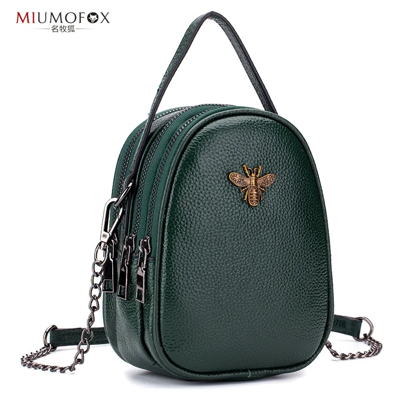 

Korean-style Leather Phone Bag Summer Shoulder Bag Women's 2018 New Style Solid Color Nappa Leather Versatile Handbag