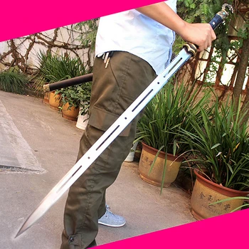 

Chinese KungFu Dao Sword Double Edge Sharp High Carbon Steel WuShu/TaiChi Han Tang Saber Jian
