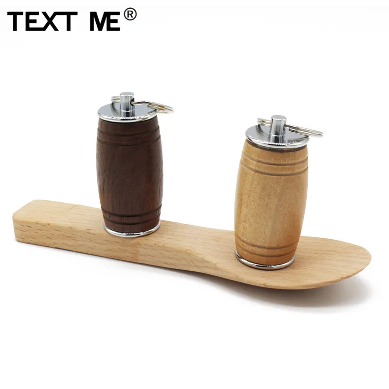 TEXT ME новый баррель ложка стиль usb флэш накопитель 4 ГБ 8 16 32 64 2 0 фотография подарок