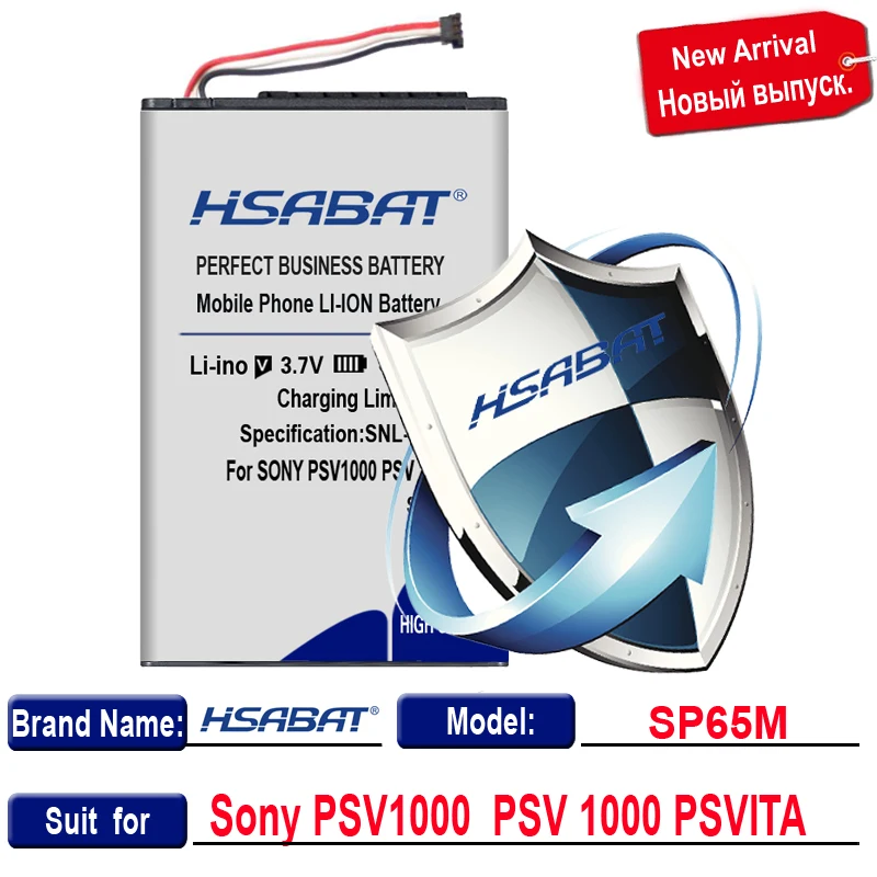 HSABAT SP65M 3650 мА/ч, Батарея для sony Оборудование для psv VITA Оборудование для psv ITA 1000 Оборудование для psv 1000 SP65M PCH-1001 PCH-1101 батареи