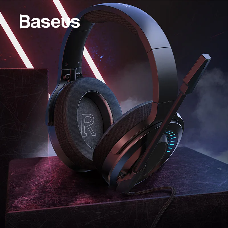 Baseus D05, проводная гарнитура, наушники с громкой связью, 3D звук, игровые стерео USB наушники с микрофоном для ПК, мобильного телефона