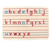 Montessori Early Educational Toys Wood Mobile Alphabet Box English Blue/ Red Letters Pieces Preschool Teaching Aids Activities 5