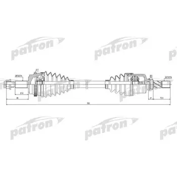 

Axle shaft front left 28X700X39 ABS 51 OPEL MOVANO 2,5CDTI 03-, RENAULT MASTER II 2,5 CDTI/DCI 06 PATRON PDS0431
