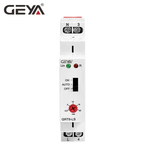 Image 2 - GEYA GRT8 LS Din rail interrupteur à minuterie pour éclairage descalier, 230vac 16a 0.5 20min, retardement à distance 