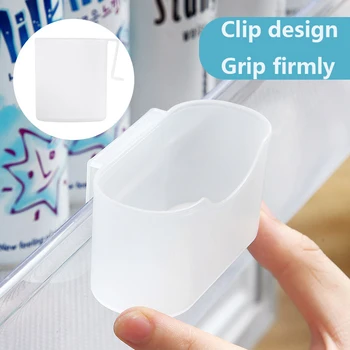 

1pcs Portable Refrigerator Storage Artifact Kitchen Storage Plastic Material Seasoning Special Gap Storage Box Partition Hanger