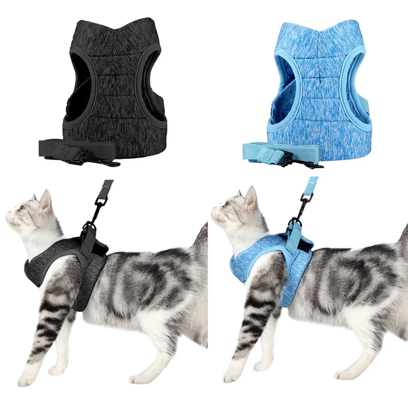 Harnais En Maille Douce Ajustable Pour Chat Veste Anti Fuite Pour Petit Chat Et Chien Avec Sangle Reflechissante Aliexpress Harnais En Maille Douce Ajustable Pour Chat Veste Anti Fuite Pour Petit Chat Et Chien Avec Sangle Reflechissante Aliexpress
