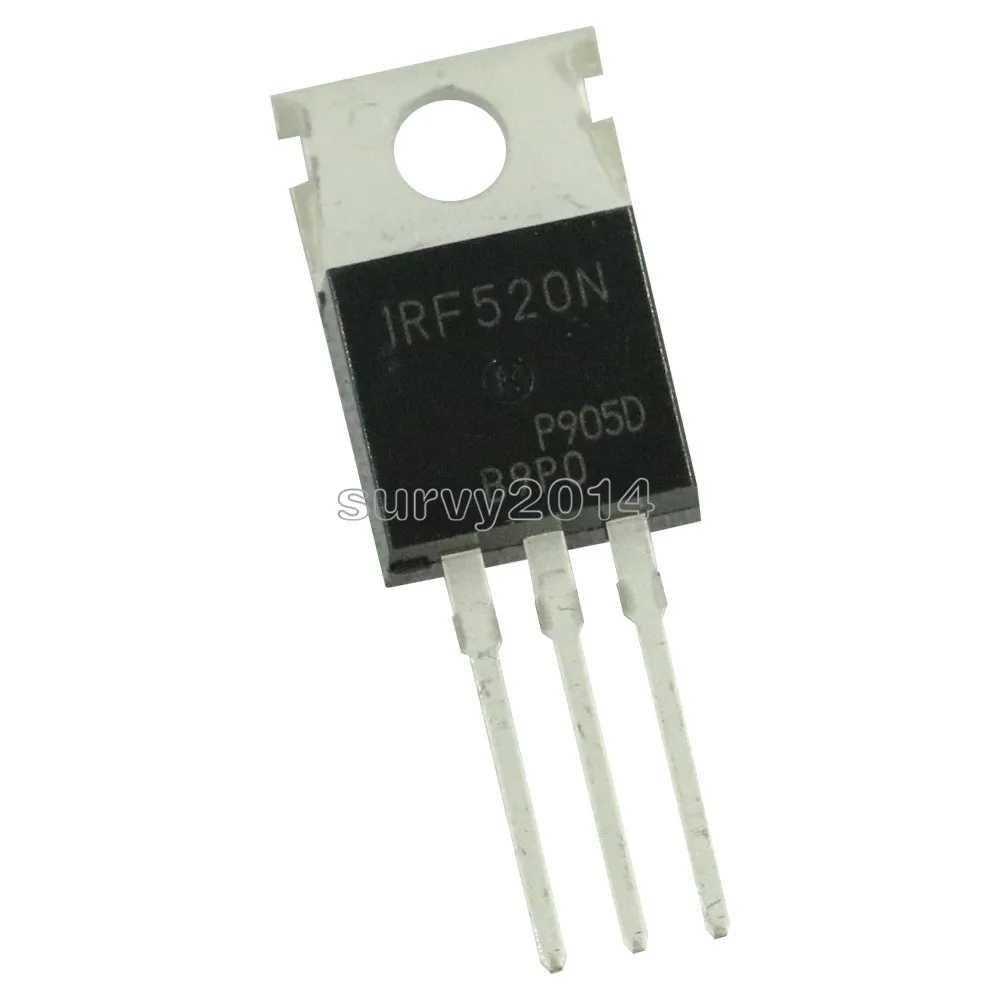 10 шт. IRF520 IRF520N N Channel HEXFET Power MOSFET новинка хорошее качество|Запасные части| |