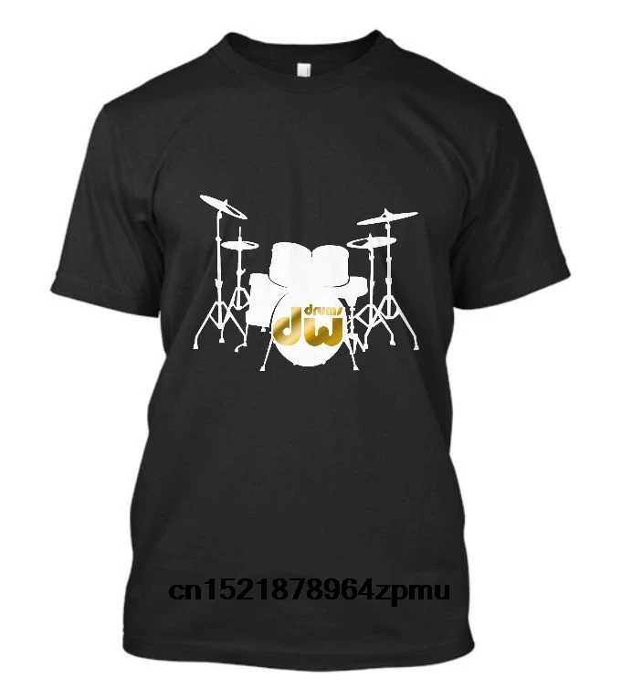 Новая мужская футболка с логотипом DW Drum Music Instrut Set забавная новинка для