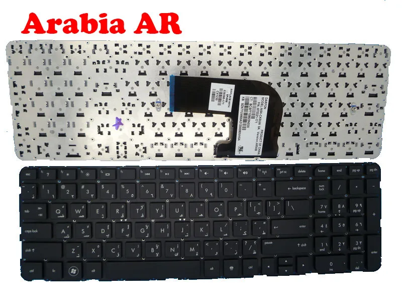 Клавиатура для ноутбука HP PAVILION DV6-7000 AR NSK-CKOUW OA 670321-171 682082-171 без Черной Рамки |