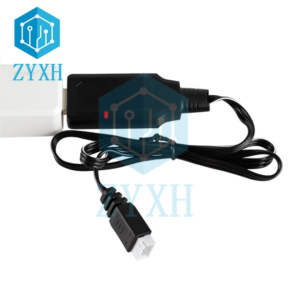 7.4V 800mA*2 XH-3P BMS 2S USB Charger Lipo Li-ion Battery Packs RC Toys Aircraft Car Robot Helicopter Charging LED Indicator Battery Charger
