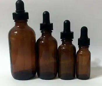

10pcs/lot Brown Drop Amber Bottle Glass Aromatherapy Liquid Dropper essential basic massage oil Pipette Refillable Bottles