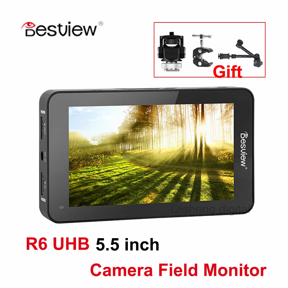 Besview Desview R6 UHB монитор 4K HDMI FHD 1920x1080 3D LUT HDR сенсорный экран 5 дюймов на камере полевой