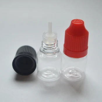 

2000pcs 3ml Empty Plastic Bottle PET Dropper Bottle with Childproof Cap And Long Needle Tip for E-liquid Bottle Free Fedex