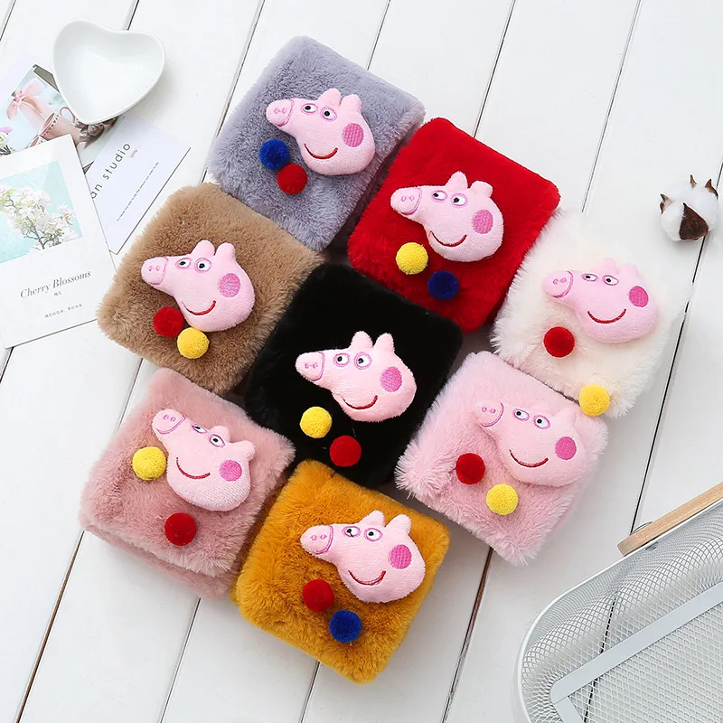 

New Peppa Pig Fashion Winter Kids Scarves Warm Baby Boys Girls Scarf Soft Collar Stretch Neck Ring Children Toy Christmas Gifts