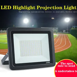 Projecteur LED imperméable en aluminium moulé sous pression, éclairage à large faisceau pour chantier 