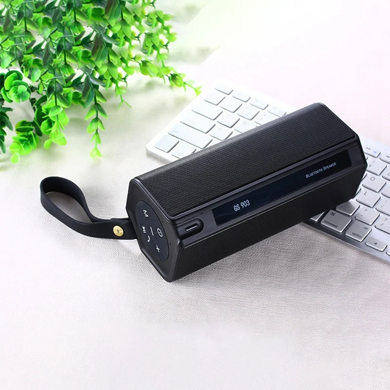 Открытый водонепроницаемый портативный Bluetooth колонки сабвуфер Hands-free Звонки TF