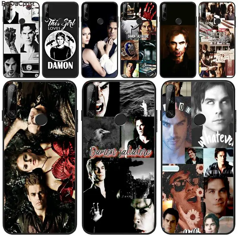 The Vampire Diaries Stefan Damon Salvatore Phone Cover For Huawei Y5 Y6 Y7 Y9 Prime Pro II 2019 2018 Honor 8 8X 9 lite View9 | Мобильные