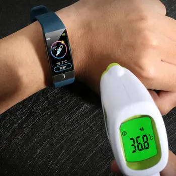 

E66 Smart Watch ECG PPG Wristband Temperature Measurement Heart Rate Blood Pressure Oxygen Health Fitness Bracelet Smart Band