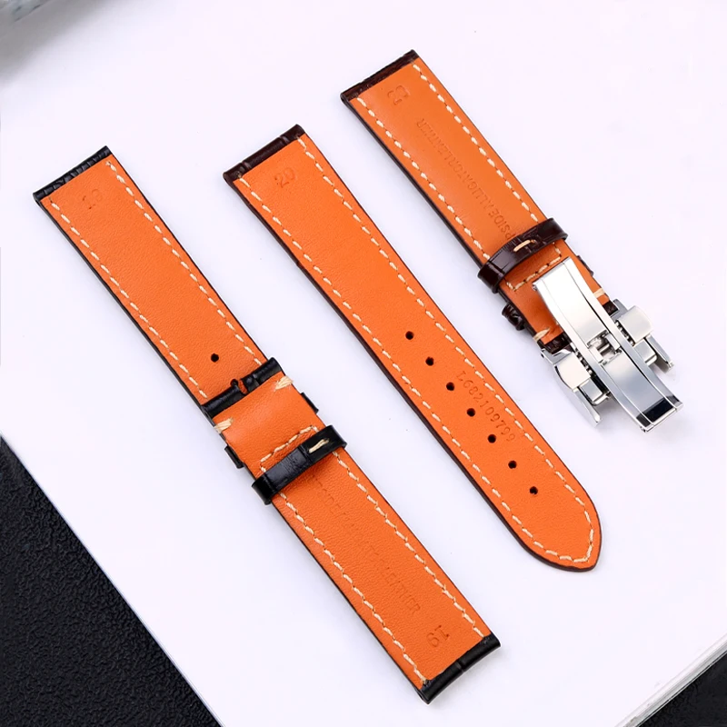 Calfskin Watch Band for Longines L3 Masters Collection Watch Strap