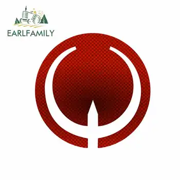 

EARLFAMILY 13cm x 12.9cm for Quake Live Video Game Logo Funny Car Stickers Vinyl Sunscreen RV VAN Fine Decal JDM Car Accessories