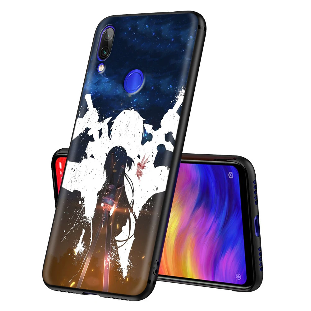 Чехол Sword Art Online для Xiaomi Redmi Note 4 4x 4a 5 5a 6 8 8A MI 9 9s 10 8T K30 Pro Max Lite Plus|Бамперы| |
