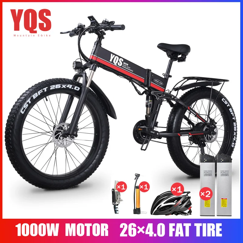 Электрический велосипед 1000 W 80 KM 4 0 fat tire Новый Neve Snow горный электровелосипед 48 V