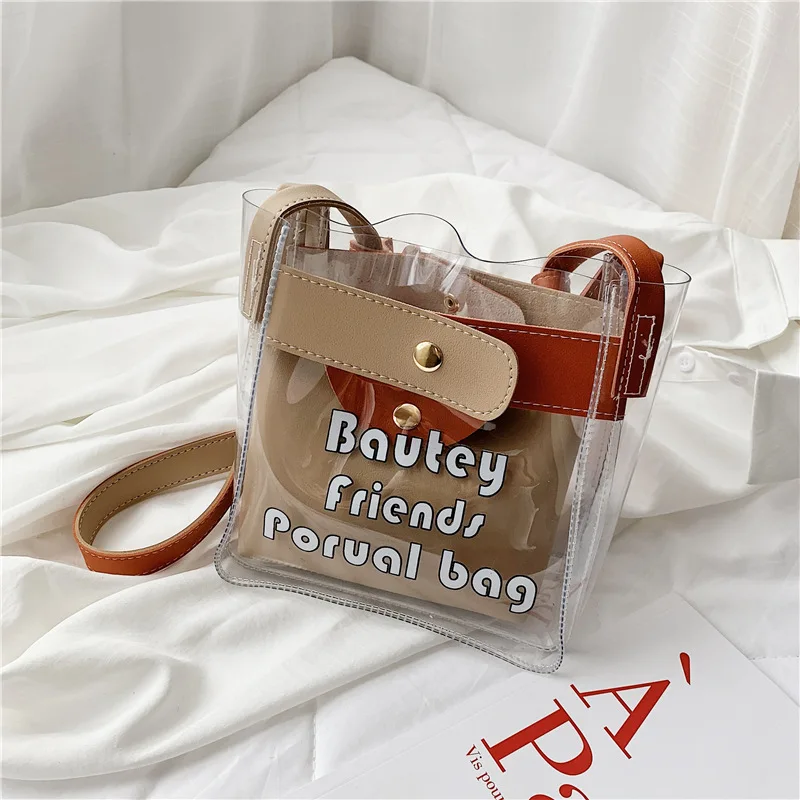 

New transparent jelly ladies bag in spring and summer