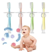 1Pcs Soft Silicone Baby Training Toothbrush Kids Dental Oral Care Tooth Brush Infant Baby Deciduous Brush Tool Baby Accessories
