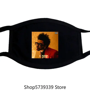 

The Weeknd Blinding Lights Album Cover Mask Washable Reusable Mask for Unisex Black
