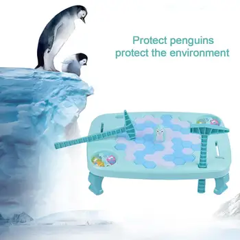 

Protect The Penguin Knocking Ice Cube Game Children Parent-child Interactive Puzzle Table Game Toy