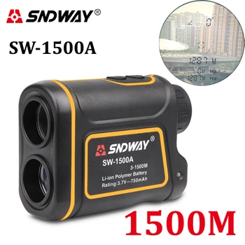 

SNDWAY Hunting Golf Laser Rangefinder Telescope Distance Meter 600M/1000M/1500M Monocular Trena Range Finder Tape Measuring Tool