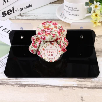

Acrylic Storage Stand Durable Wall Storage Rack Multifunctional Sundries Organizer Free of Punch Storage Shelf for Home Living R