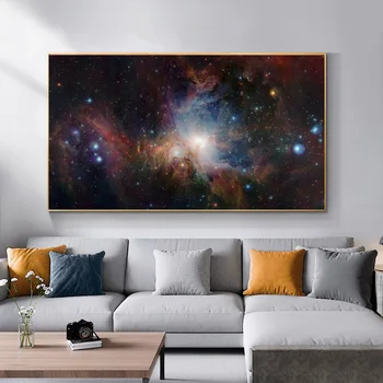 

Nebula Space Planet Cloud Stars Picture Wall Art Canvas Painting Wall Landscape Posters and Prints for Living Room Bedroom Decor