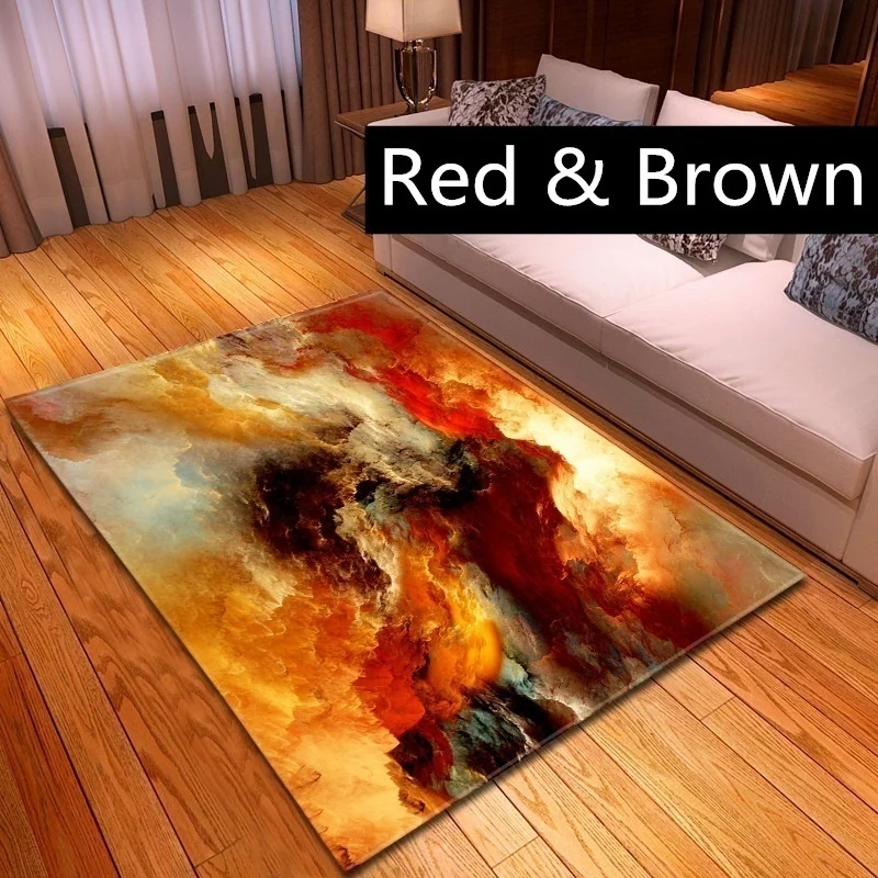 

Creative color starry sky Soft Rugs Anti-Skid Area Rug Dining Room Home Bedroom Carpet Floor Mat Living Room carpet