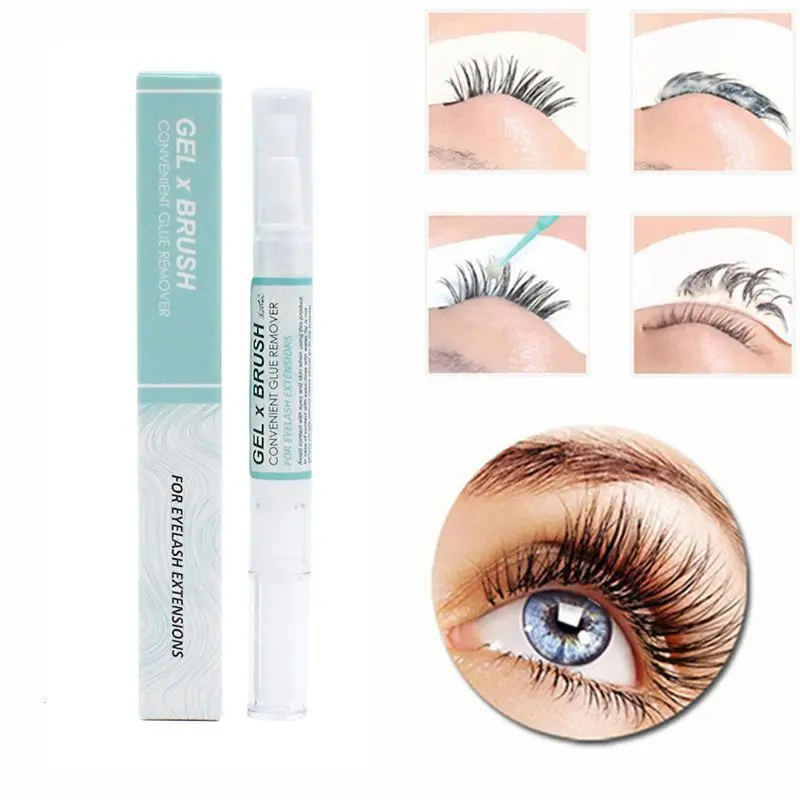 

Funmix 2019 New Fake Eyelash Glue Remover Pen Non-irritating Faster Gel Remover Makeup Remover
